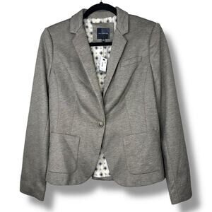 The Limited NWT Brown Tweed Button Front Shoulder Pads Soft Suit Blazer Medium